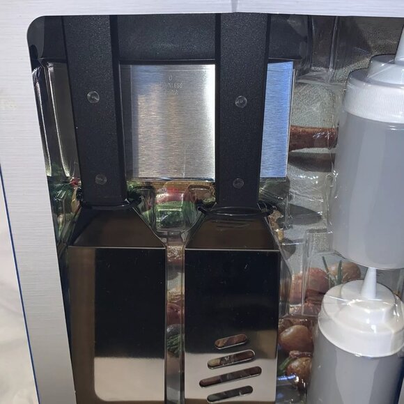 5 Piece Outdoor Griddle Tool Set w/ 2 Spatulas & Scraper Blue Rhino Razor NIB - Picture 2 of 9